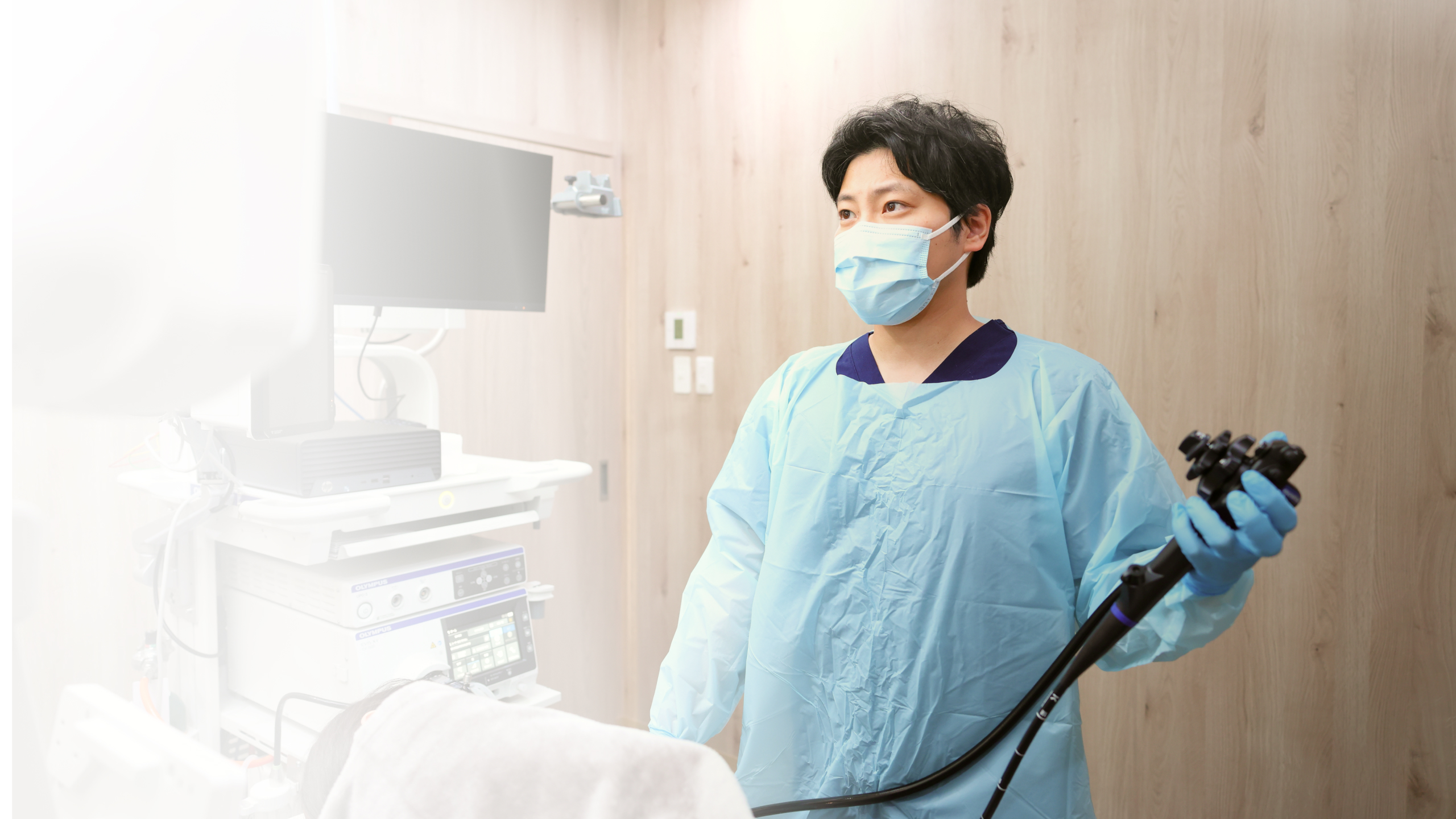 内視鏡専門医による、安全で高品質な検査をご提供します。Points of our clinic 東武東上線 成増駅徒歩2分 女性医師在籍 土・日曜検査OK Relaxing & Comfortable