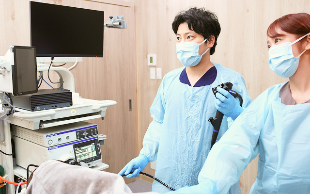 内視鏡専門医による内視鏡検査